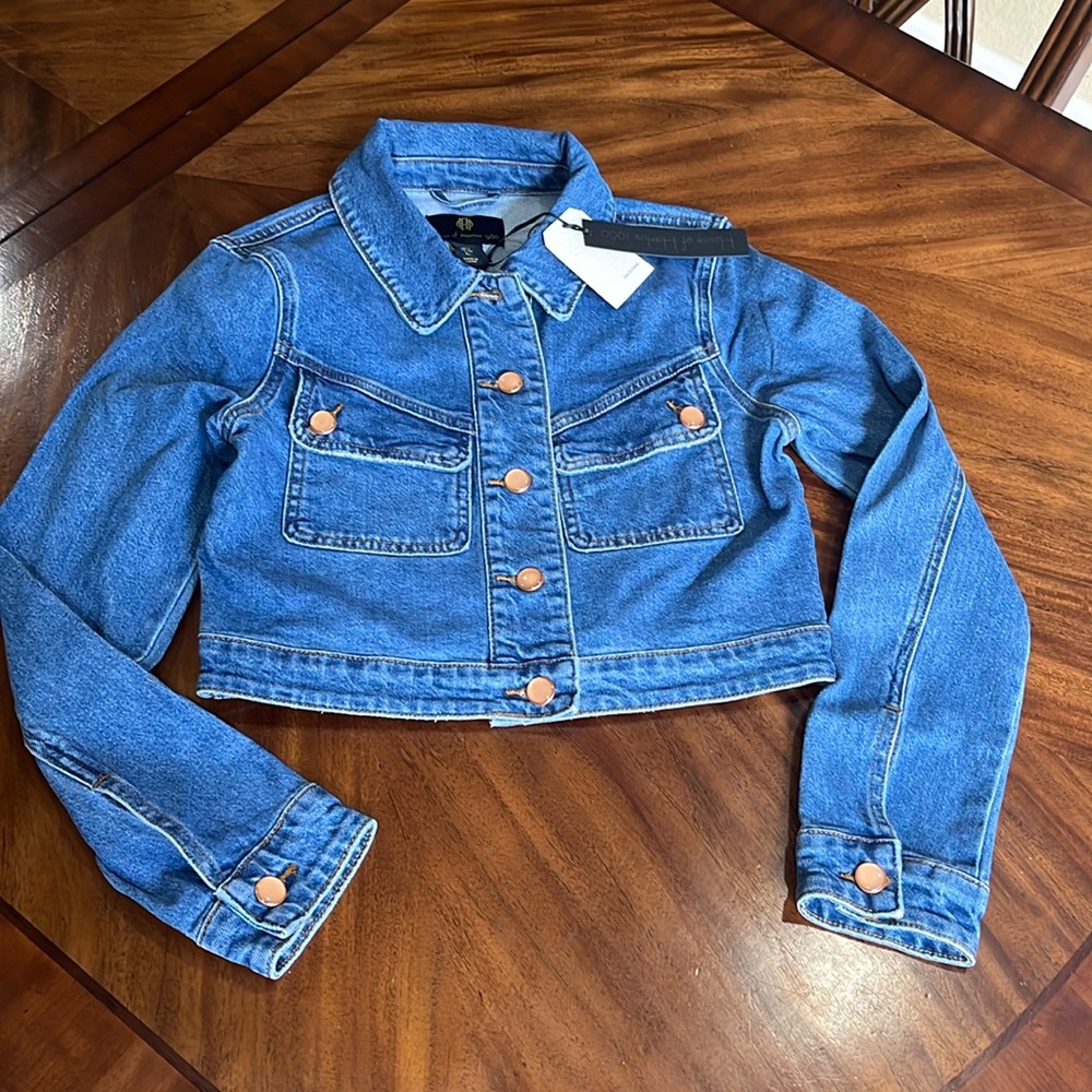 House of Harlow 1960 cropped jean jacket